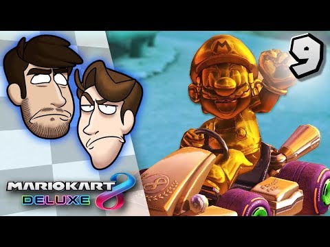 SuperMega Plays MARIO KART 8 VS - EP 9: Gold Mario and the Dislike Train