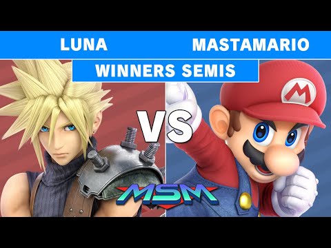MSM 223 - Luna (Cloud) Vs NVR | POW | Mastamario (Mario) Winners Semis - Smash Ultimate