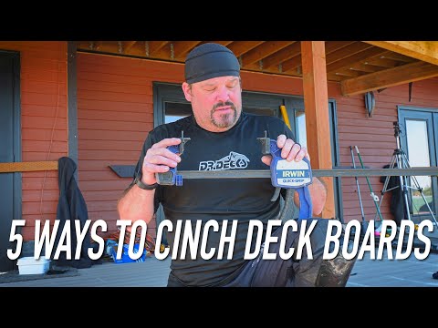Five Ways To Cinch Deck Boards || Dr Decks