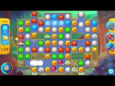 [FISHDOM Walkthrough] Level 6432 (Qua màn - Fishdom)