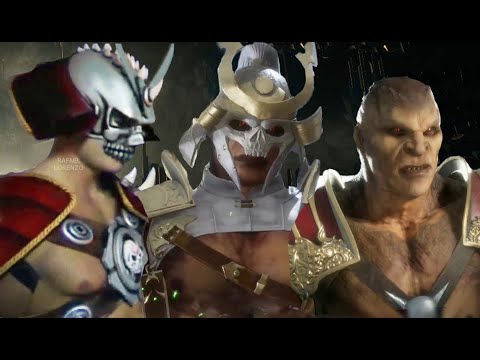 MORTAL KOMBAT SHAO KAHN Evolution Skins Costumes MK2 - MK11 - MORTAL KOMBAT 11 update