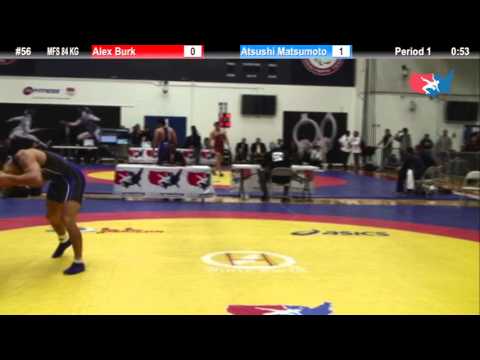84 KG Round 1 - Alex Burk (CAN) vs. Atsushi Matsumoto (JPN)