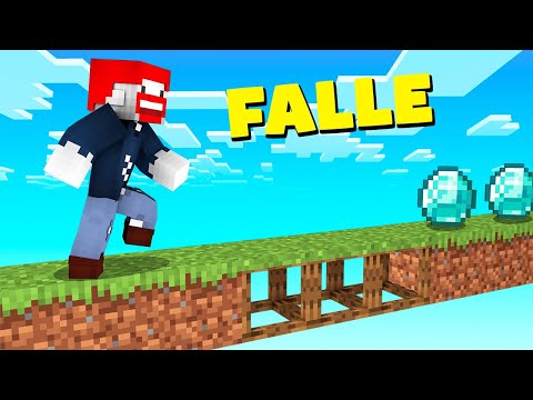WER STELLT DIE BESSERE TRICK FALLE? - Minecraft