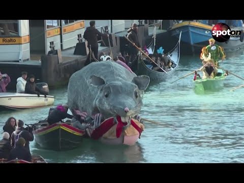 Parade zum Karneval: In Venedig sind die Ratten los
