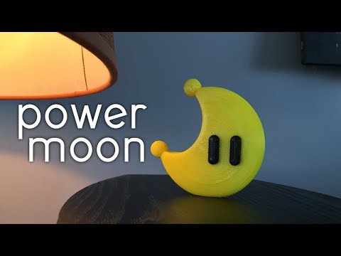 Power Moon Amiibo (Super Mario Odyssey) by gingersteve, Download free STL  model