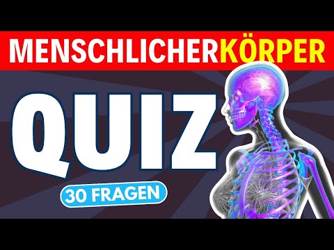 Quiz Menschlicher Körper: Teste dein Wissen beim Anatomie Quiz mit 30 Fragen!