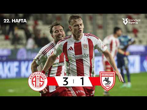 Antalyaspor (3-1) Samsunspor - Highlights/Özet | Trendyol Süper Lig - 2025/26
