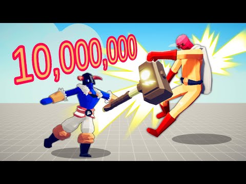 10.000.000 DAMAGE HAMMER OF LIGHT  vs UNITS | TABS - Totally Accurate Battle Simulator