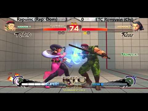 Repuinic (Rep. Dom)(Rolento) Vs ETC RonSvain (Chi)(Rose) FT5 USF4 Dojo ETCCHILE
