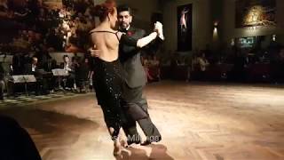 Lujo, bailar con orquesta de tango. Matías Batista, Luciana Salazar, orquesta de tango Color.