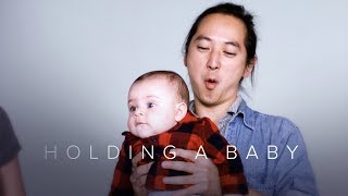 Holding a Baby for the First Time in Slow Motion - First Takes