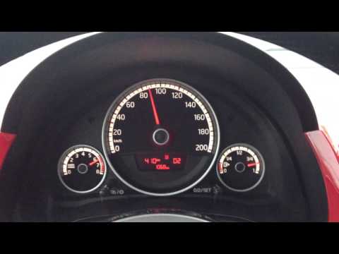 Volkswagen UP! ASG 60hp / 44kw acceleration - 0 to 100 km/h