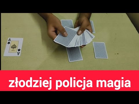 Niesamowita sztuczka karciana o tematyce złodziej i policjant
