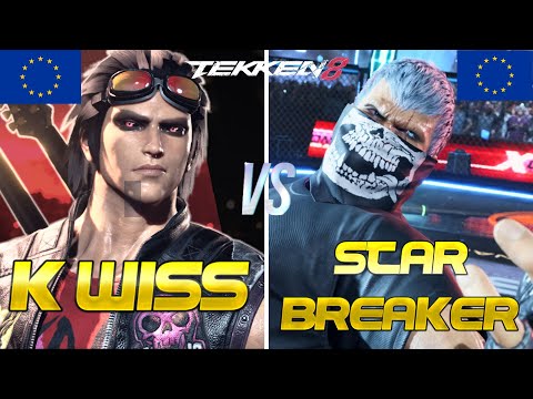 Tekken 8 ▰ K-WISS (Rank#1 Hwoarang) Vs STAR BREAKER (Rank#1 Bryan) ▰ Ranked Matches