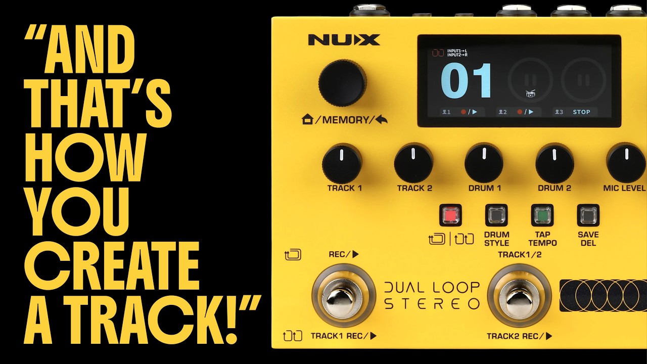 Creating tracks with the NUX Dual Loop Stereo &mdash; deep dive & demo - YouTube