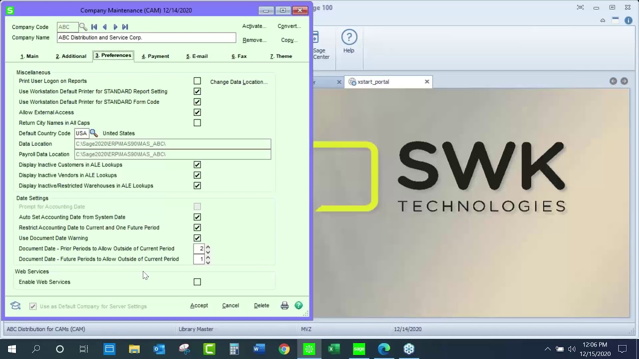 Year End Processing and Closing Procedures in Sage 100 Workshop