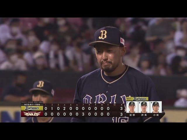 【11回裏】バファローズ・平野佳寿がNPB通算150ホールド達成!! 2022年9月13日 東北楽天ゴールデンイーグルス 対 オリックス・バファローズ