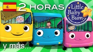 Las ruedas del autobús | 2ª Recopilación | Más de 2 horas de canciones infantiles | LittleBabyBum!