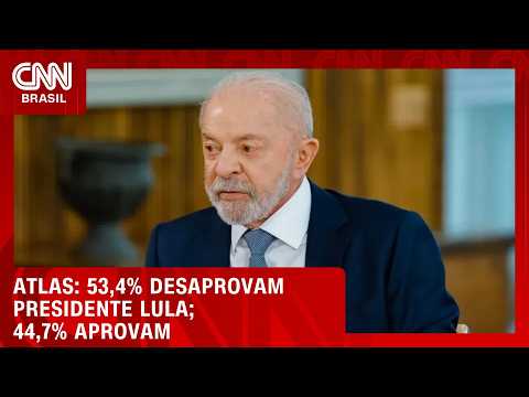 53,4% desaprovam governo Lula e 44,7% aprovam, aponta pesquisa | LIVE CNN