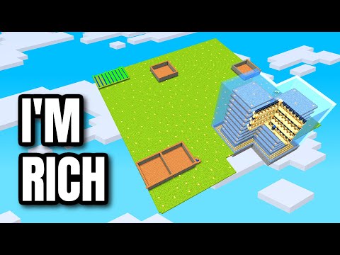 My Work Has Paid Off | Let's Play Minecraft Skyblock Episode 13 (Java/Bedrock Server IP)