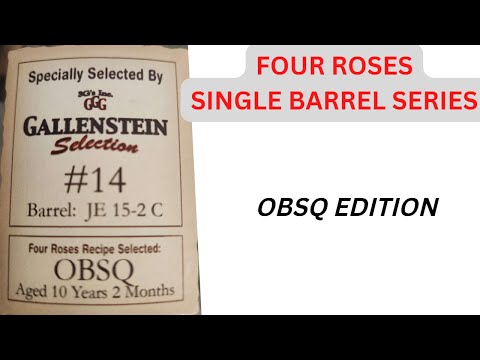 Four Roses Single Barrel OBSQ: #390