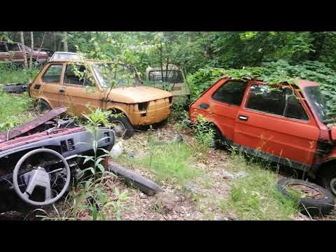 Cmentarzysko samochodów PRL część 2