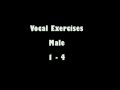 Vocal Exercises Male 1 4