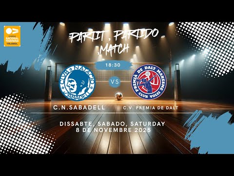 J6 , CN Sabadell 🆚 CV Premia de Dalt, 1A Nacional
