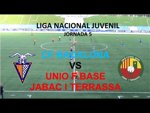 CF BADALONA vs JABAC I TERRASSA【LIGA NACINAL JUVENIL 2021/2022_JORNADA 5】