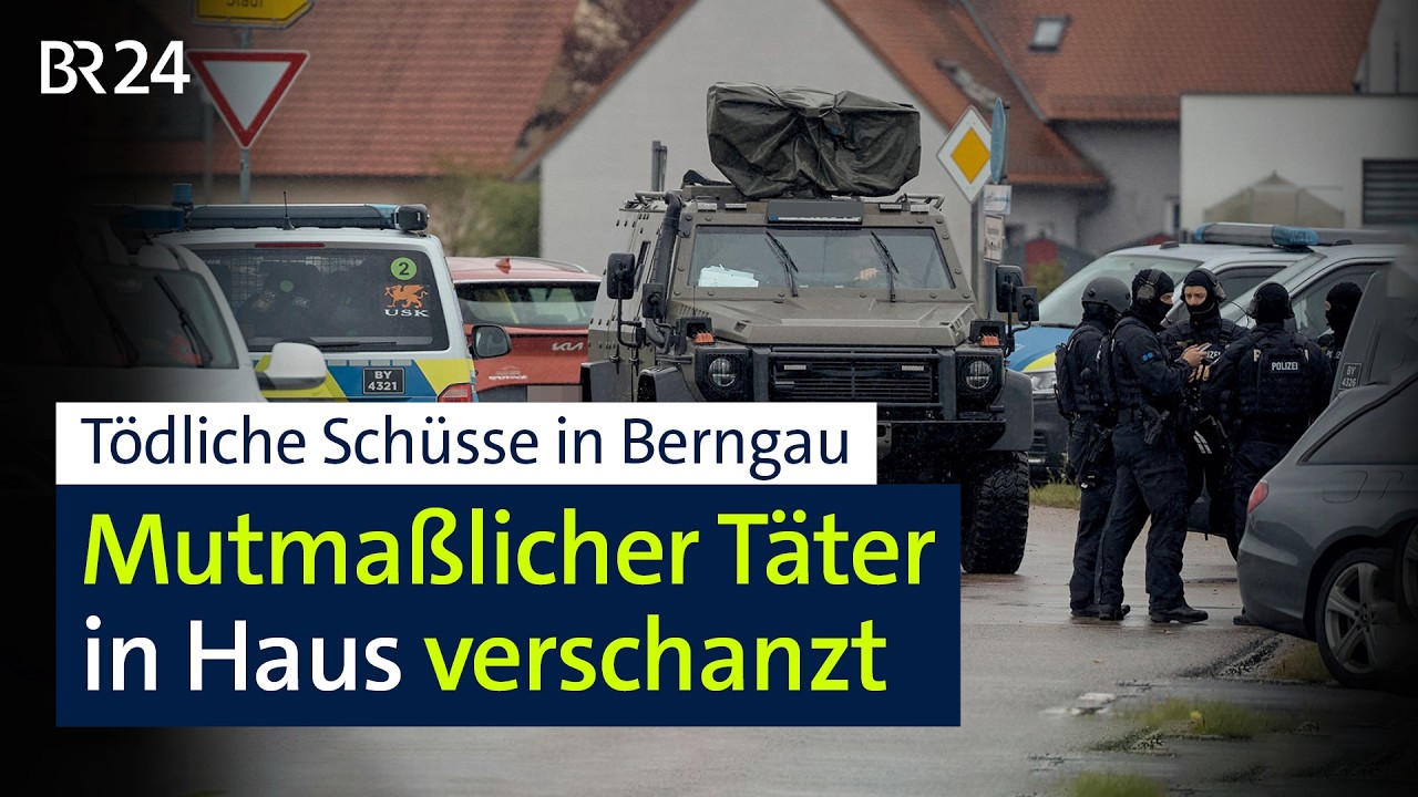 Schüsse in Berngau: Großeinsatz der Polizei | BR24