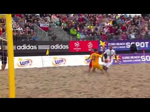 Beach Soccer Polska - Portugalia 6:8 - bramki