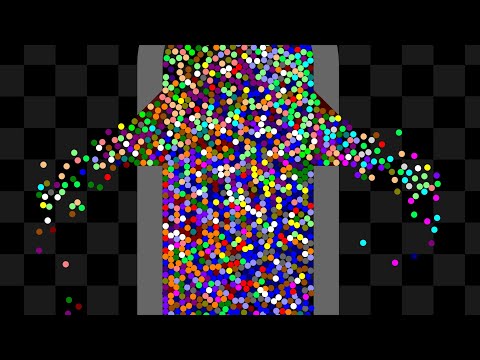 Don't Leak from the Pipe - Survival Proliferation Marble Race in Algodoo