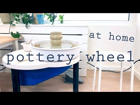 How to have a Pottery Wheel at HOME! // my tips for setting up.