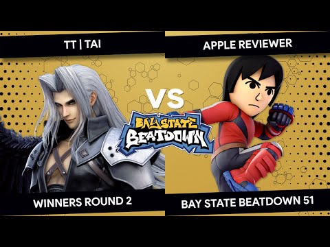 Bay State Beatdown 51 - Apple Reviewer (Mii Brawler) vs TT | Tai (Sephiroth) - Winners Round 2