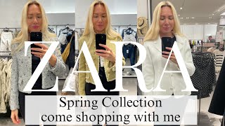 ZARA HAUL TRY ON SPRING COLLECTION COME SHOPPING WITH ME TO ZARA & ITALO JEWELRY REVIEW