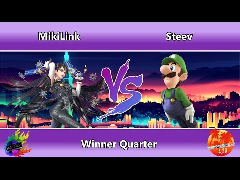 Vaporapulia 4.20 Bari - MikiLink (Bayonetta) vs Steev (Luigi) Winner Quarter