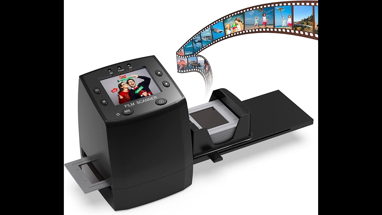 135 Film Scanner High Resolution Slide Viewer,Convert 35mm Film,Negative &Slide to Digital JPEG