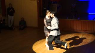 Anna Sol & Aldo Velásquez, milonga, Retrolonga/Electrocutango, Ås, Sweden, Feb 2015