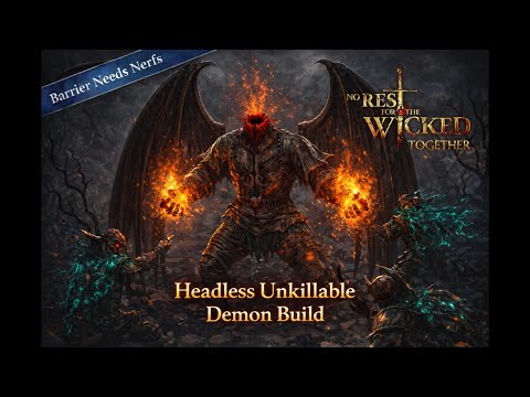 🔥 HEADLESS UNKILLABLE DEMON BUILD – CO-OP Viable Bruiser Barrier Meta 🔥