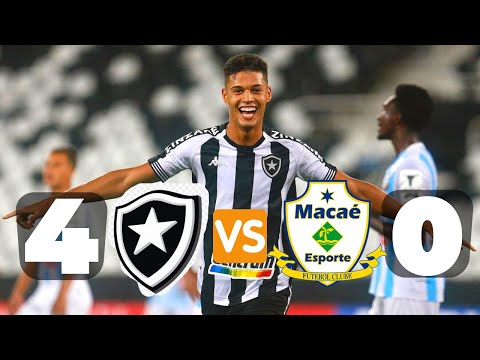 Botafogo 4 x Macaé 0 - Melhores Momentos - Carioca 2021 - #carioca2021 #taçaguanabara
