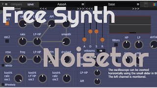 Video thumbnail for Free Synth - Noisetar by NuSofting (No Talking) by Elektronick Musick