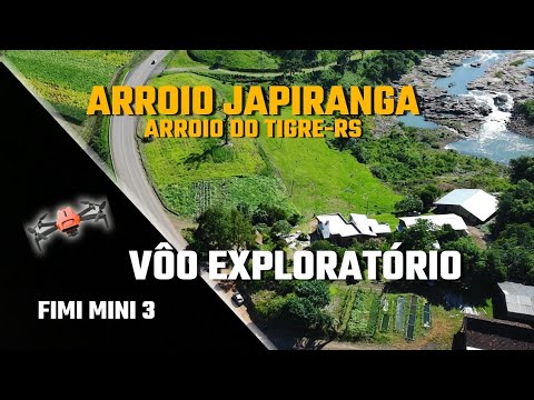 Arroio Japiranga na cidade de Arroio do Tigre-RS