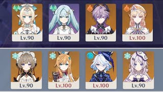 【原神】Ver.7.0B(7.1) 螺旋12層 風元素アタッカーヴェスナキャリー＆凍結サンドローネで星9攻略【Genshin Impact】