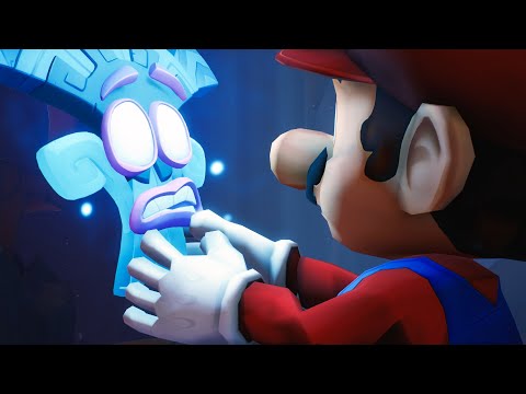 Playable Mario in Crash Bandicoot 4: It's About Time | 4K 60FPS