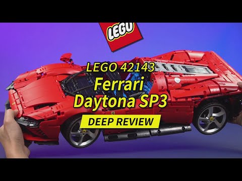 Lego Technic 42143 Ferrari Daytona SP3 Deep Review