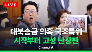 [????라이브를 켜라] [LIVE] 쌍방울 대북 송금 의혹 사건, 국조특위 생방송 / 채널A