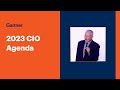 CIO and Technology Executive Agenda for 2023 l Gartner IT Symposium/Xpo