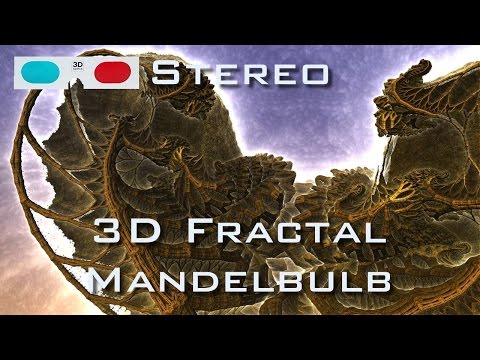 3D Fractal Drachenpfad - Stereo Mandelbulb 3D HD