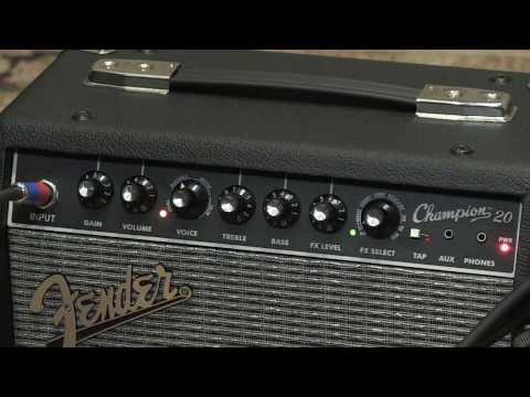 Fender Champion 20 Combo Amplifier Demo - Sweetwater Sound