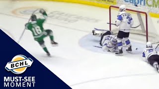Must See Moment: Cam Reid scores the first goal in Cranbrook Bucks history